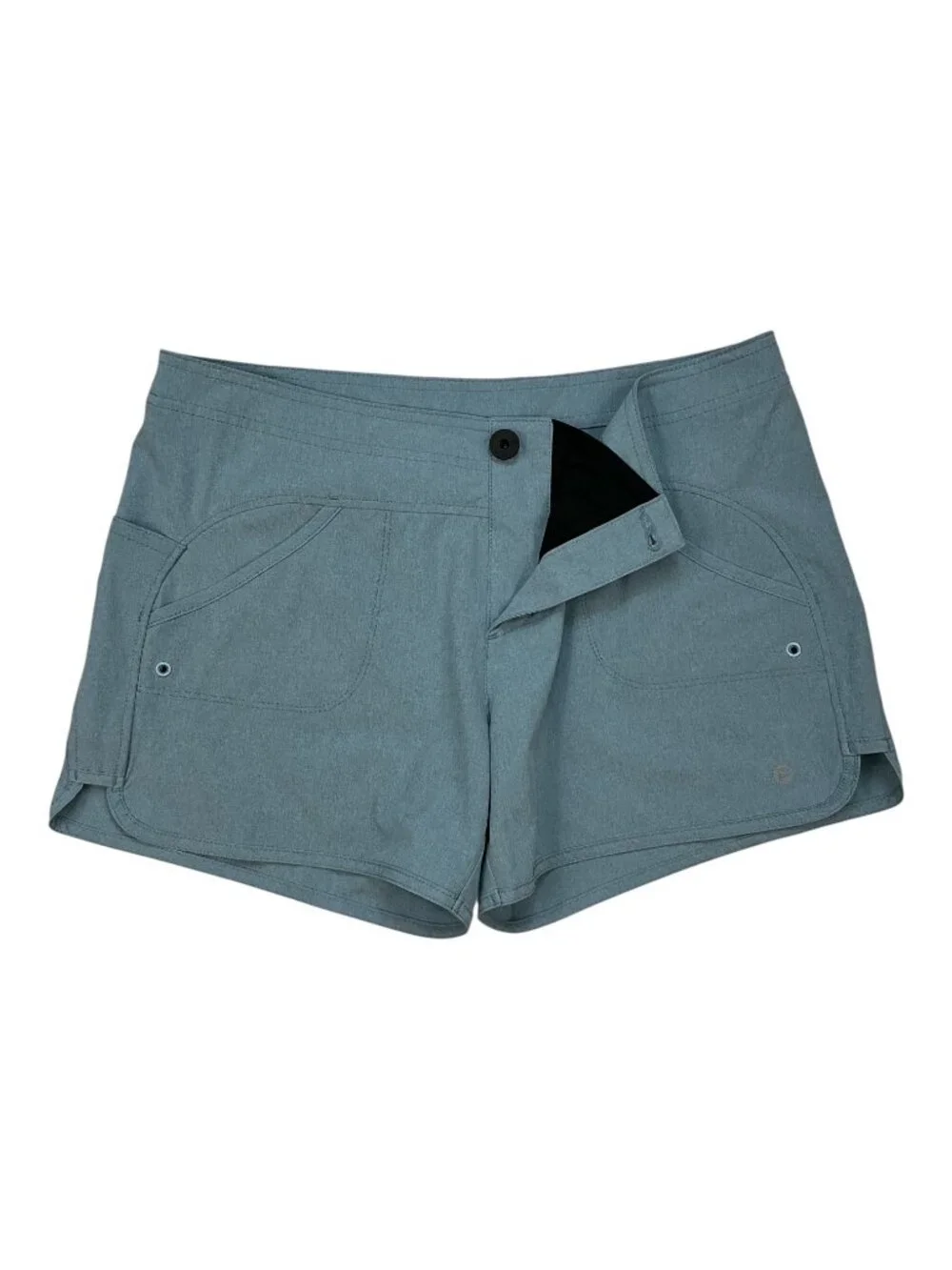 Pelagic Deep Sea Hybrid Short 6 Smoky Blue Water Activated Design